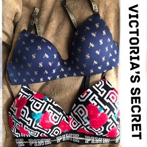 TWO Victoria’s Secret wireless bras 36C